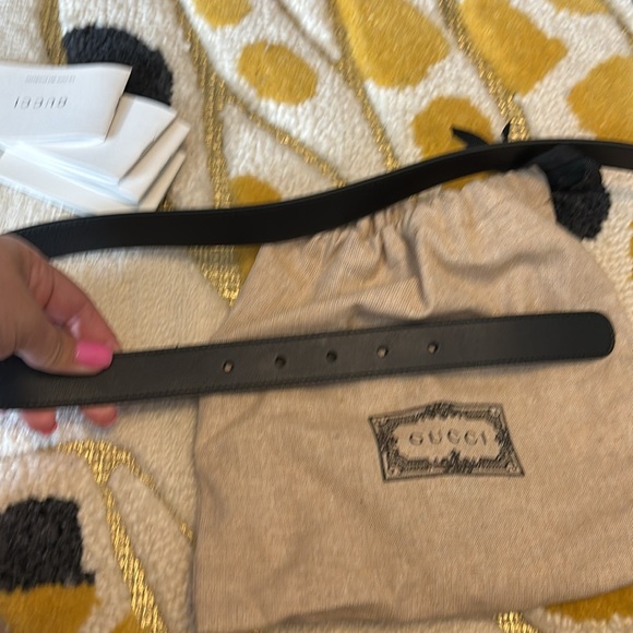 Gucci Leather belt with torchon Double G buckle in original box size 100 - Picture 10 of 13